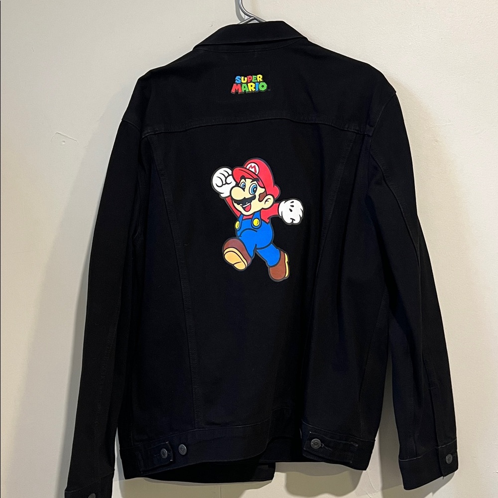 Levi's Black Denim Jacket Super Mario - Picture 4 of 4